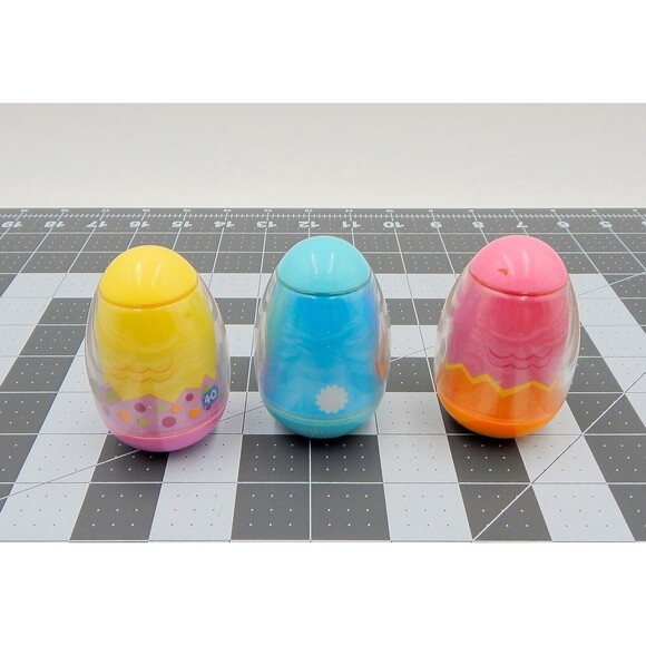 Playskool Weebles Spring Figures Blue Bunny 39 Chick 40 Pink Chick 37 Lot of 3 - Picture 3 of 7